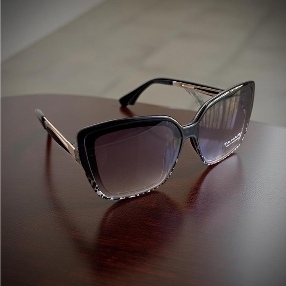 Tahari Black and Gold Sunglasses - Picture 3 of 7